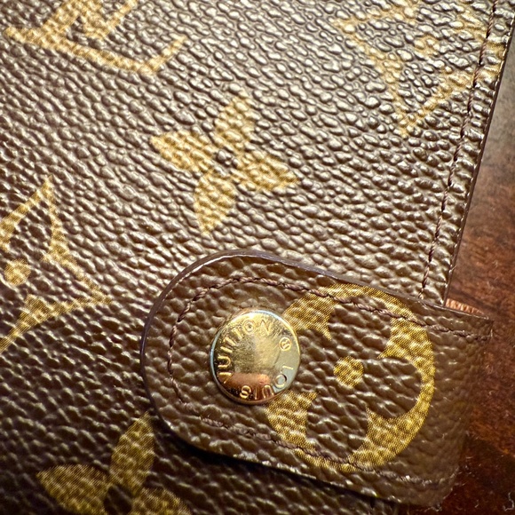 Authentic Louis Vuitton LV Small Ring Agenda Cover Planner Monogram PM - Picture 10 of 12